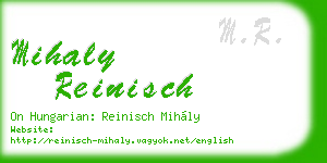mihaly reinisch business card